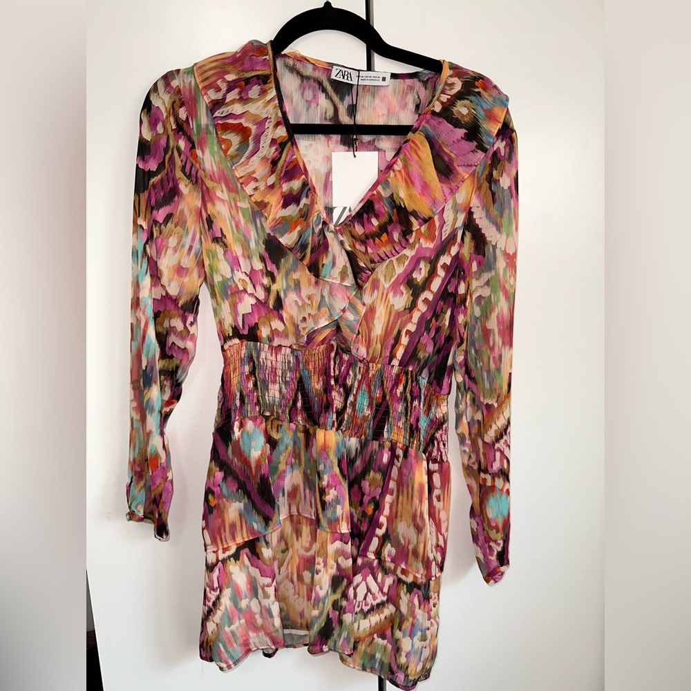 Zara Multicolored Mini Dress